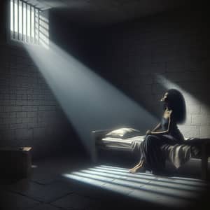Powerful Illustration of Hope for a Prisoner in Dark Cell