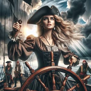 Jennifer Lawrence Pirate Queen Commands Ship Boarding