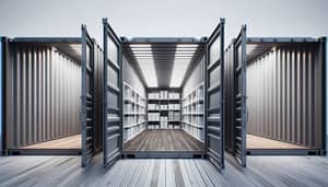 Modern Shipping Containers for Efficient Storage | AI Art Generator ...
