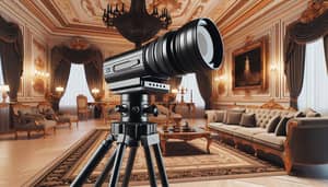 Extravagant Living Room 3D Camera Shot