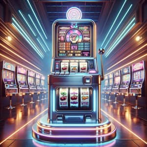 Retro Futuristic Slot Machine | Game Arcade Marvel