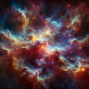 Galactic Nebula - Breathtaking Abstract Cosmic Landscape