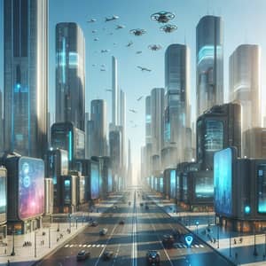 Futuristic Cityscape: Visualizing Tomorrow's Realm
