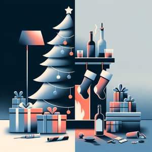 Holiday Season Addiction Illustration | Addiction Consulting