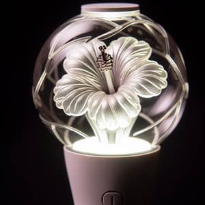 Kpop-Inspired Hibiscus Flower Lightstick | Unique Glow