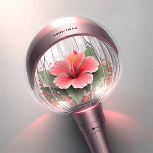 Unique Kpop Fan Lightstick with Hibiscus Flower Theme