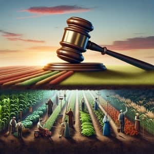 Agrarian Law in Realistic Style | Diverse Crops & Unity