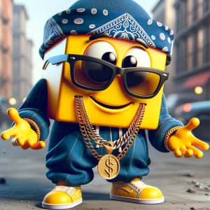 Animated Gangster Character in Hip Hop Style | SpongeBob