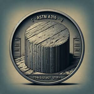 Rustic ASTM A36 Steel - Durability and Strength Visualized