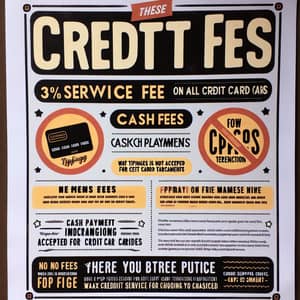 Avoid Credit Card Fees | Cash Payments Encouraged