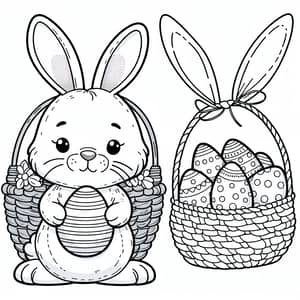 Easter Bunny Coloring Page for Kids | Free Printable Activity