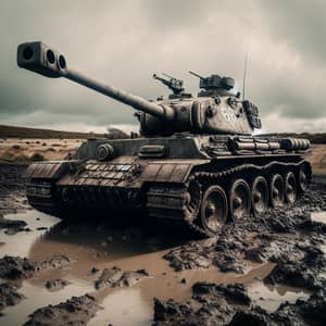Argentinian Tank in Malvinas Battlefield