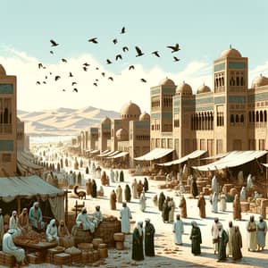 Jahiliyyah Era Illustration: Pre-Islamic Architecture & Culture
