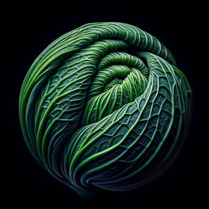 Macro Photography of Vibrant Green Garlic Leaf Textures