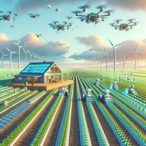 Futuristic Smart Farming: Advanced Technology and High Tech Agriculture