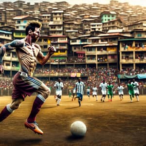 Professional Soccer Player in Addis Ababa | Documentary-Style Photography