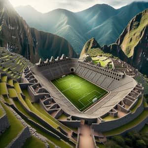 Inca-Themed Soccer Stadium at Machu Picchu