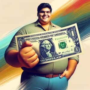 Person Holding Dollar Bill | Financial Abstraction & Freeforms