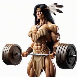 Native American Princess Achieves Strength: Weightlifting Story