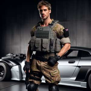Ryan Gosling Drive Movie Look in SAS Gear with Stunt Car