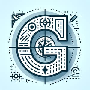Guidance Icon Design | Minimalist 'G' with Orientation Details