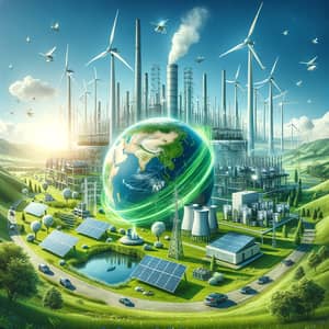 Green Technology: Energy Efficiency Concept Art