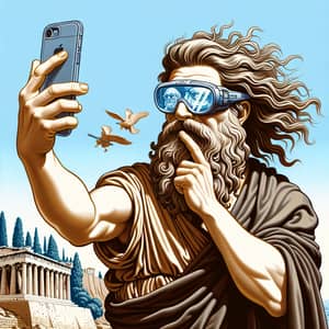 Socrates Taking a Selfie: Ancient Meets Modern