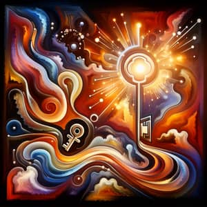 Unlock Your True Potential | Abstract Art Design