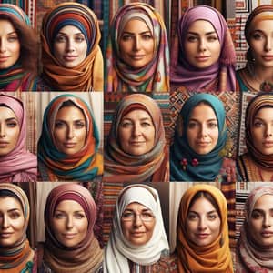 Diverse Algerian Women in Traditional Attire - Cultural Diversity