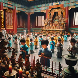 Ancient Chinese Imperial Palace Ritual for Spirits