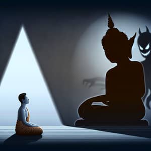 Buddha in Front, Demon Behind: Struggle of Good and Evil Forces