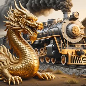 Golden Dragon and Locomotive: Majestic Fusion