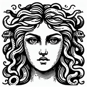 Gorgona | Greek Mythology Illustration