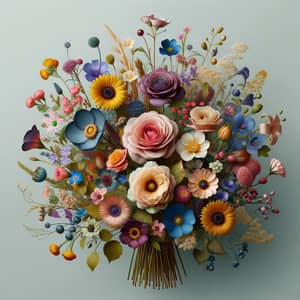 Colorful Bouquet of Flowers | Blooming Floral Arrangement