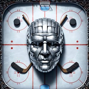 Steel Face Grateful Dead Hockey Theme Art