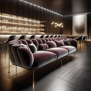 Luxurious Bar Sofa: Elegance Meets Comfort