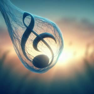 Reviving Musical Note in Light Cocoon - Serene Morning Ambiance