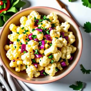 Colorful Cauliflower 'Potato' Salad | Food Photography Shoot