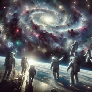 Mystical Space Exploration by Diverse Astronauts