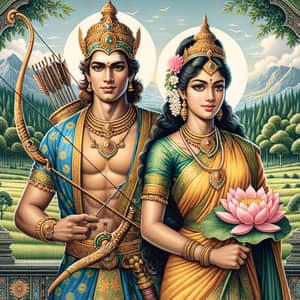 Ram and Sita - Mythological South Asian Historical Duo