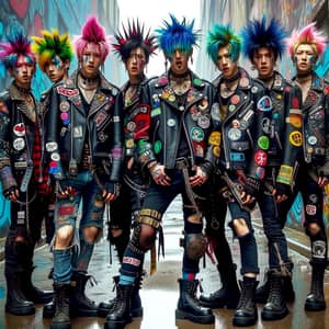 Gay Punk Rockers with Jinx Manhwa Gacha Style