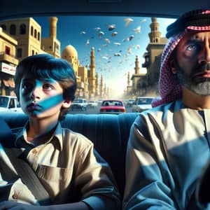Father and Son Journey Through Egypt: Cinematic Drive