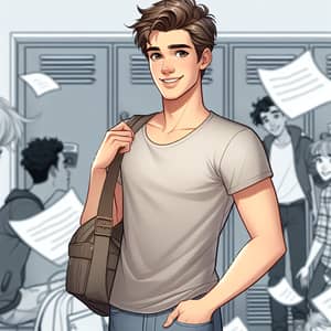 Meet Void Stiles: Athletic Teen Character with Playful Demeanour