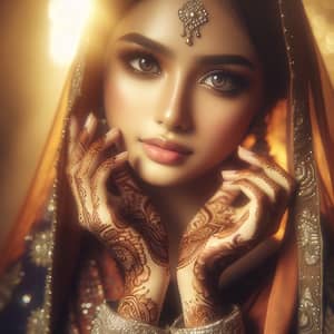 South Asian Girl in Traditional Attire - Stunning Portrait