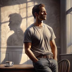 Max - Portrait of Determined Man in Casual Wear