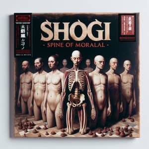 Shogi - Spine of Morality Album Cover with Disconcerted Figures