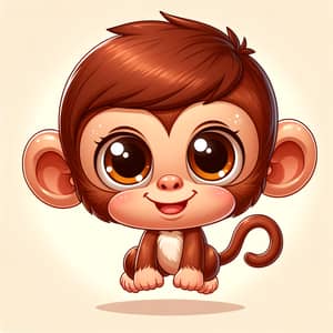Charming Clipart Monkey Design | Cute and Playful Image