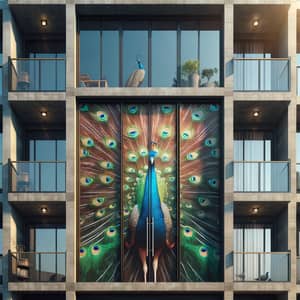 Urban Peacock Display | Glass Doors Architecture