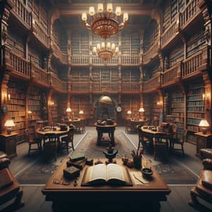 Enchanting Library with Diverse Genre Collection