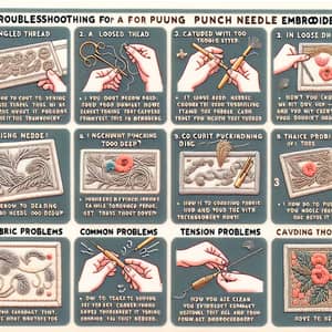 Troubleshooting Guide for Punch Needle Embroidery